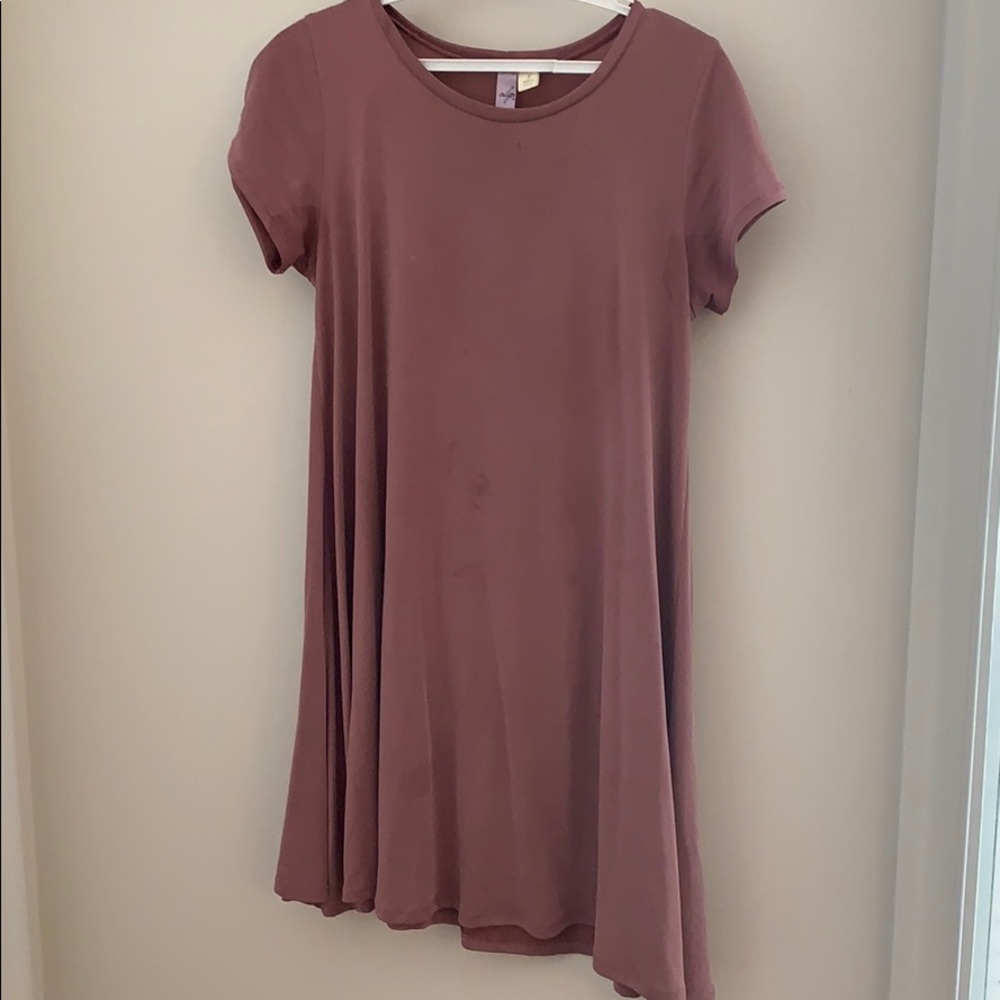 Francesca’s Pink T-Shirt Dress